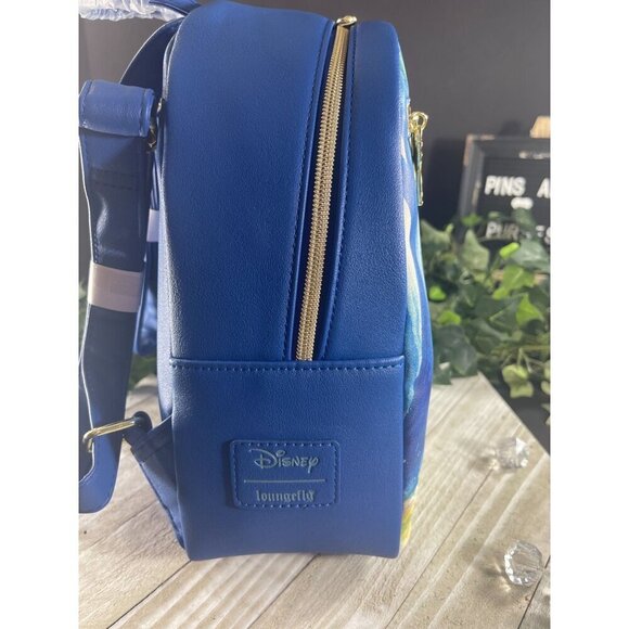 Loungefly Snow White Disney Backpack Princess Bird Forest HandBag Purse Bag main image 11